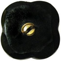 Pin-shank - black glass with Paste  OME (#35)