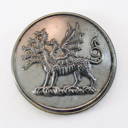 25-5.2.2.4 Other pictorials (corresponds to Sec. 20 - Fabulous creatures) - Hydra surmounting a torse - French - silver-plated copper - 1"