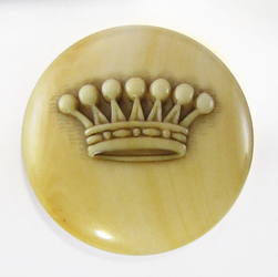 25-5.3.1 Crowns/coronets (by themselves, or with initials or monograms,
no crest present). - Viscount Coronet - ivory - 1 & 1/16"