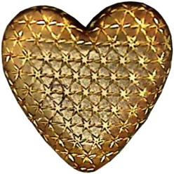 10-8 Brass - Wallpaper heart (double pattern)