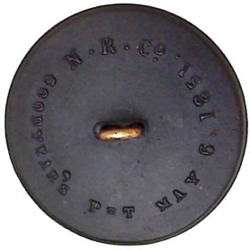 15-4.1 Rubber - Back Marks - "N.R.Co. - Goodyear's - P=T - 1851"